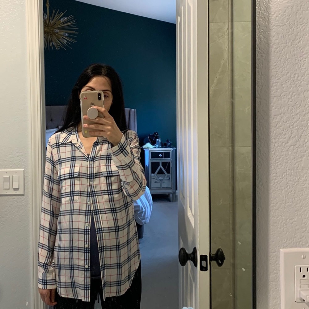 Like new, Silk Equipment blouse